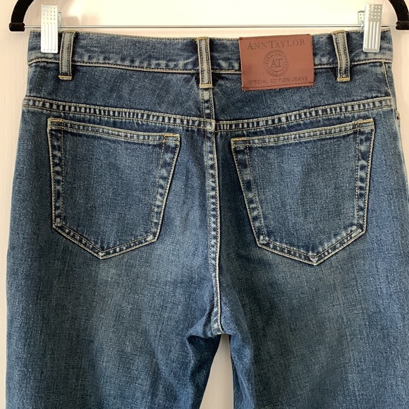 ANN TAYLOR Vintage Bootcut Button Fly Special Edition Jeans Size 6P - Picture 11 of 16